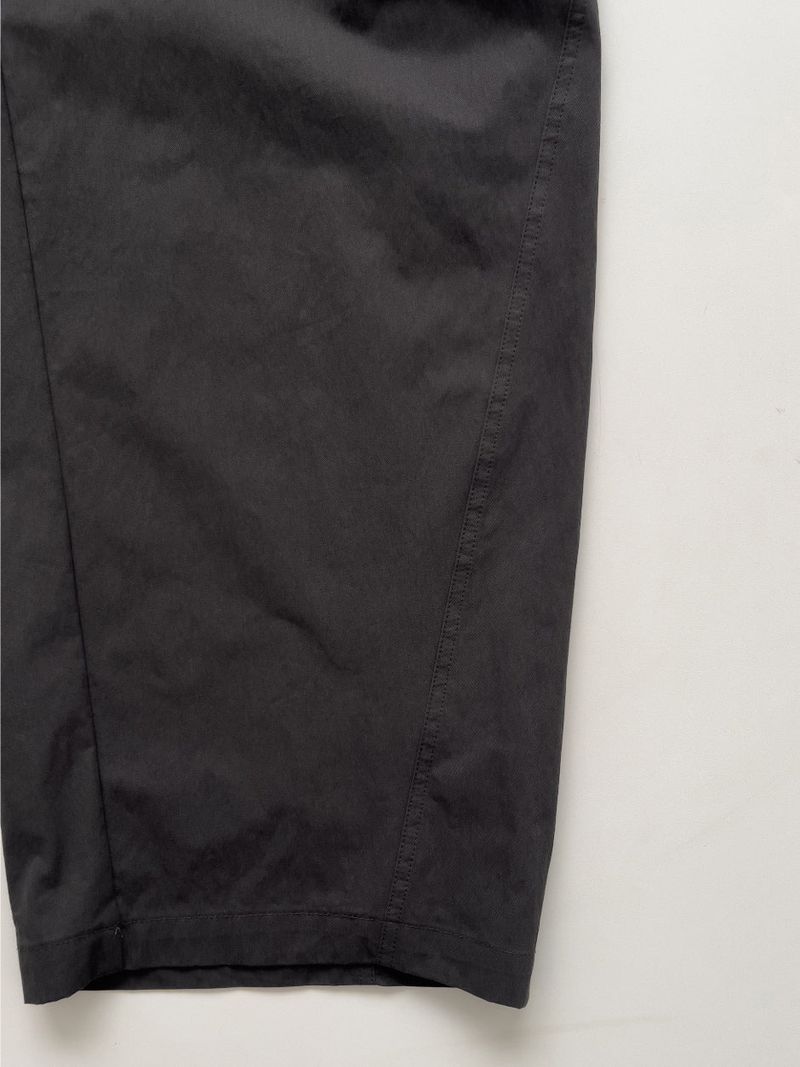 Twill Balloon Fit Wide Pants