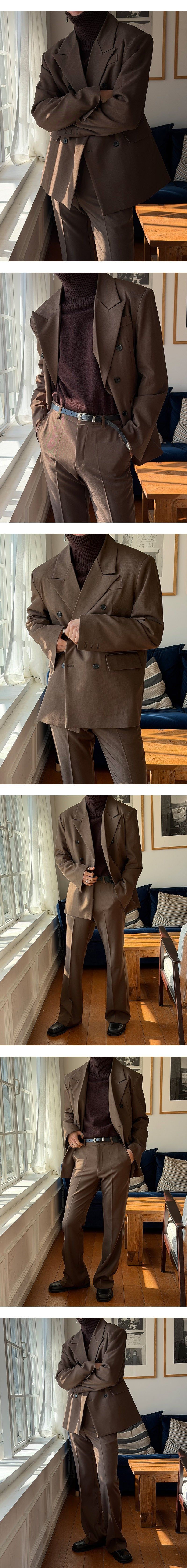 [SET UP 가능] Max boots cut slacks(2color)