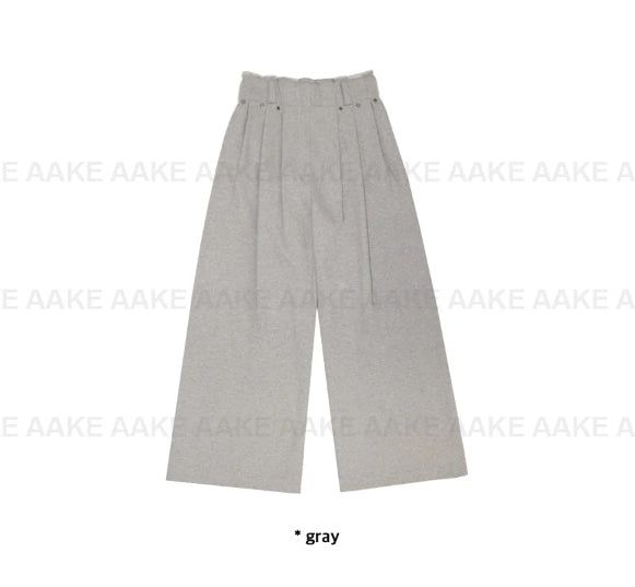 RAW-CUTTING RIVET SWEAT PANTS