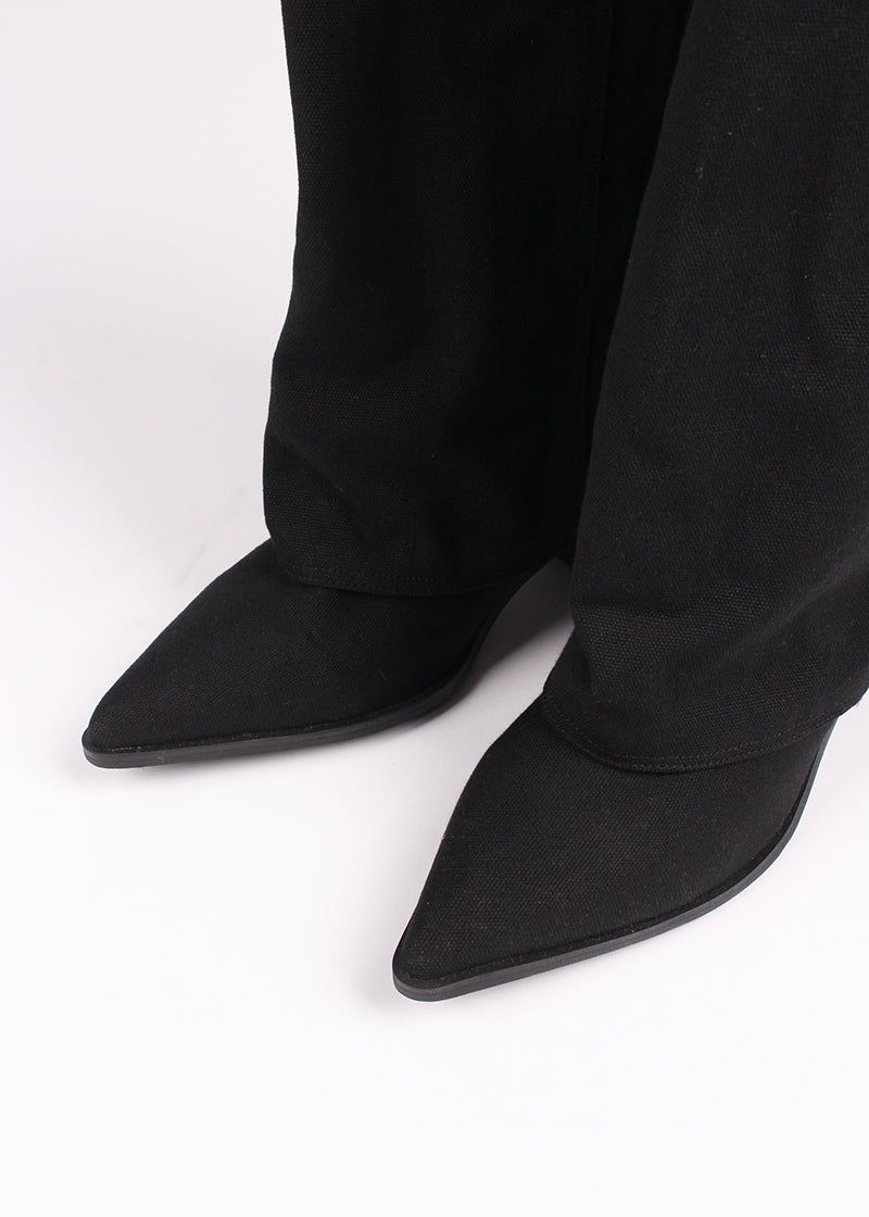 LINEN WESTERN BOOTS