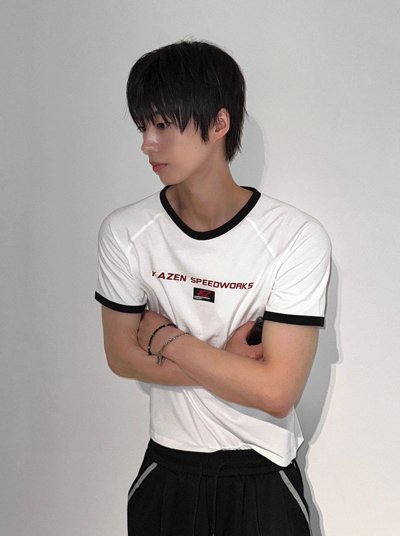 COSYHARU（コシハル）の「Ringer T-Shirt（Tops）」