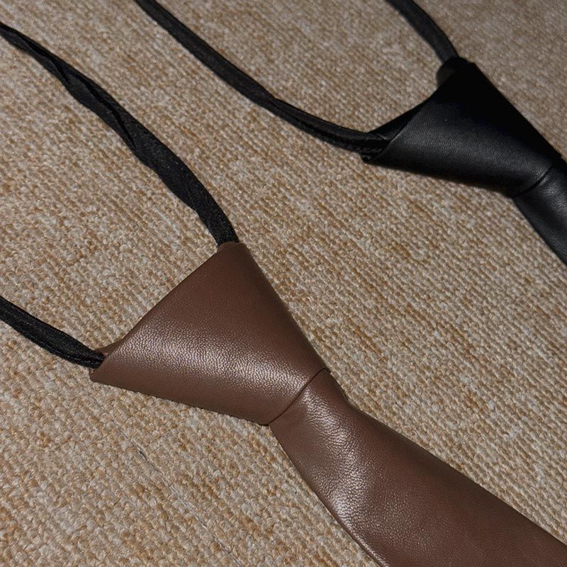 ASCLO Leather One Touch Tie (2color)