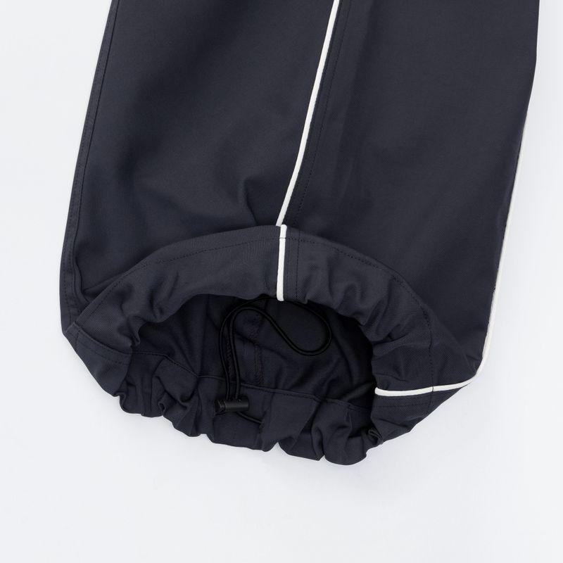 Piping Pin-Tuck Pants (Dark Gary)