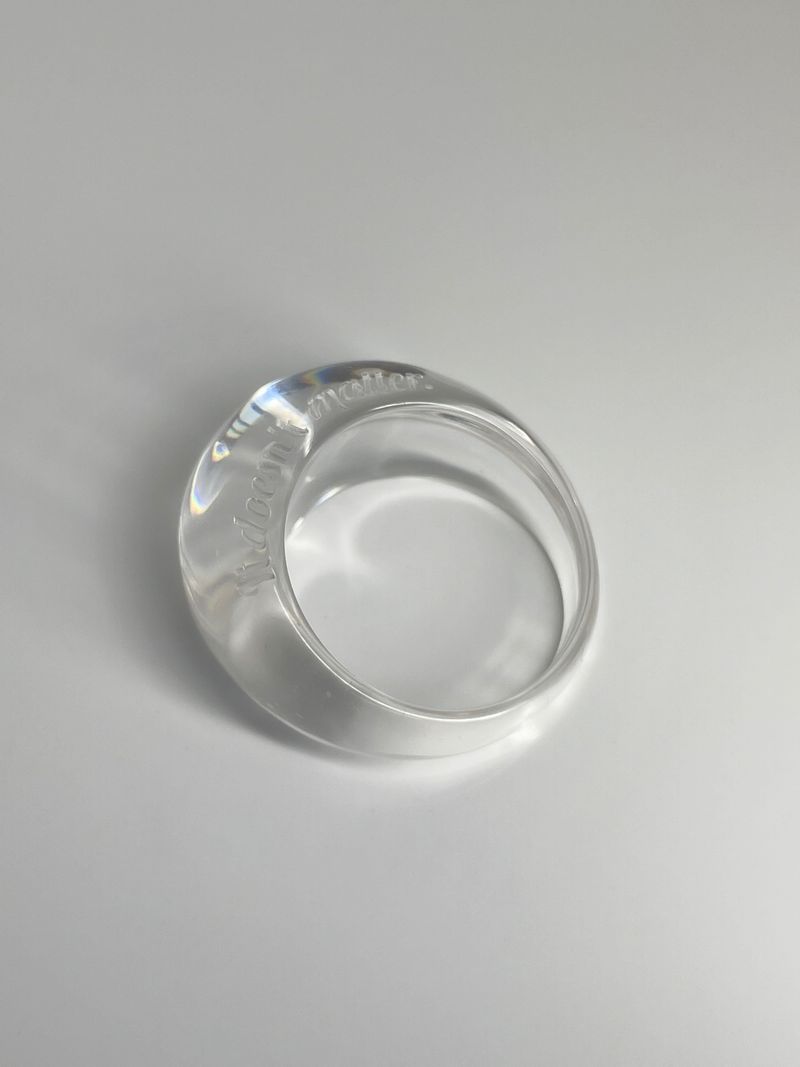 [Formica] Bonbon ring (Clear)