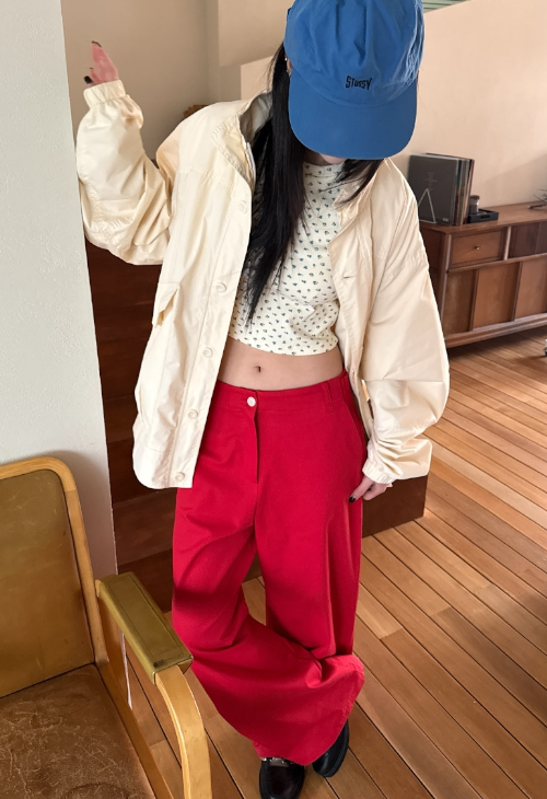 pop cotton pants