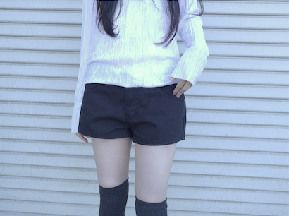 black short pants