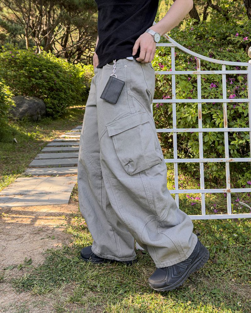 Raun Curved Cargo Wide Pants