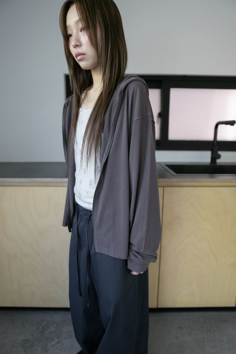 smooth hoodie zip-up(4colors)