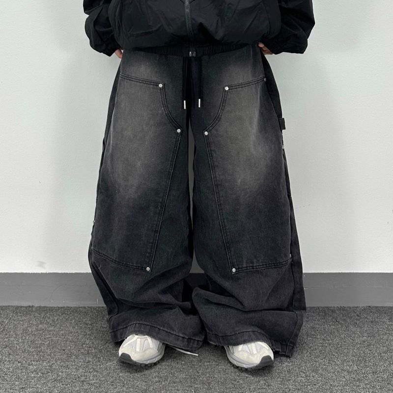 PEARCLAN(ペアクラン)の「zipper carpenter double-knee pants(Pants)」