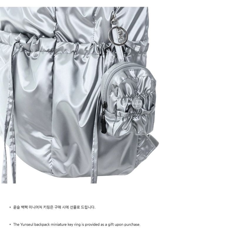 UNISEX 4 POCKET YUNESEUL BACKPACK_SILVER