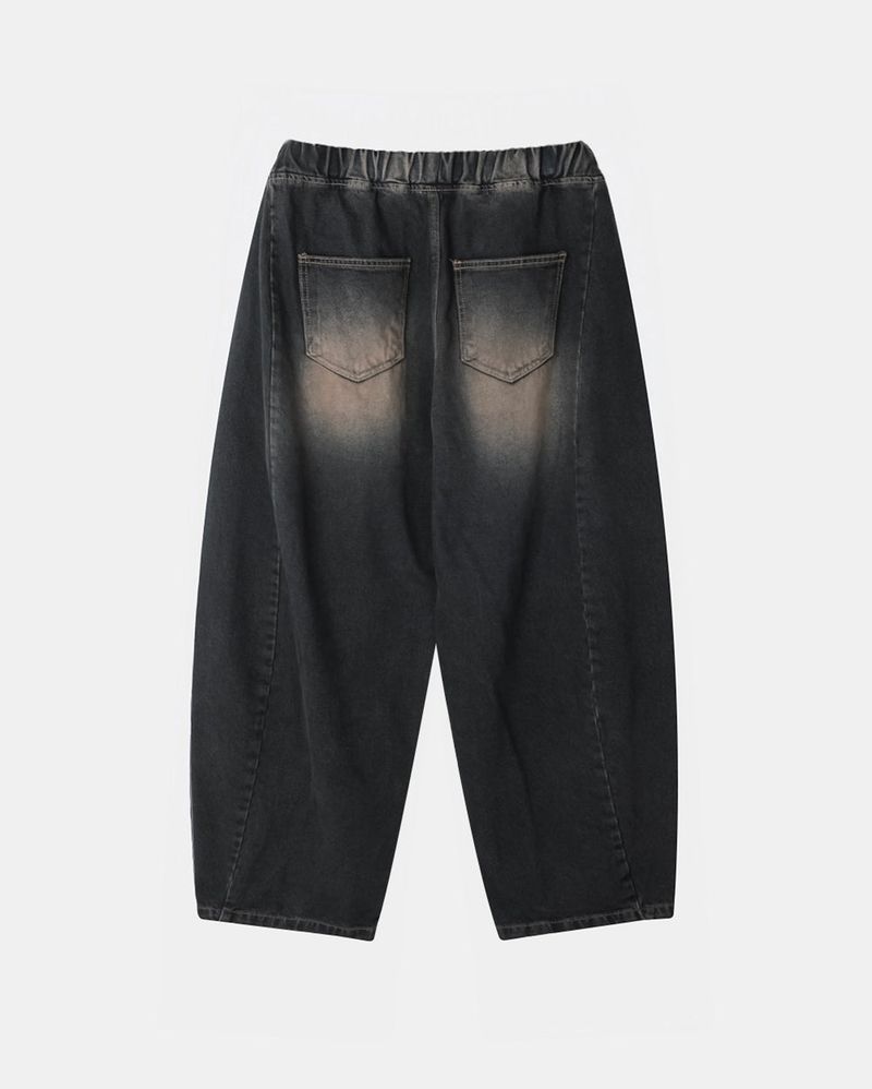Blon brown teen balloon denim