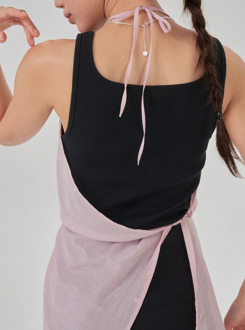 Multi layered dress (pink)