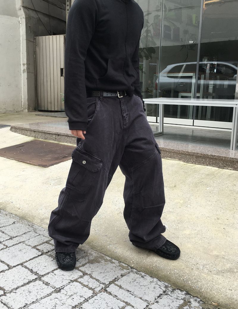 No.1417 W pocket cago PT (3color)
