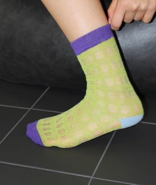 (SET) PUNCHING COLOR BLOCK SOCKS