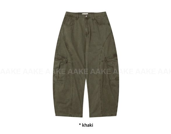 CURVE LINE CARGO PANTS