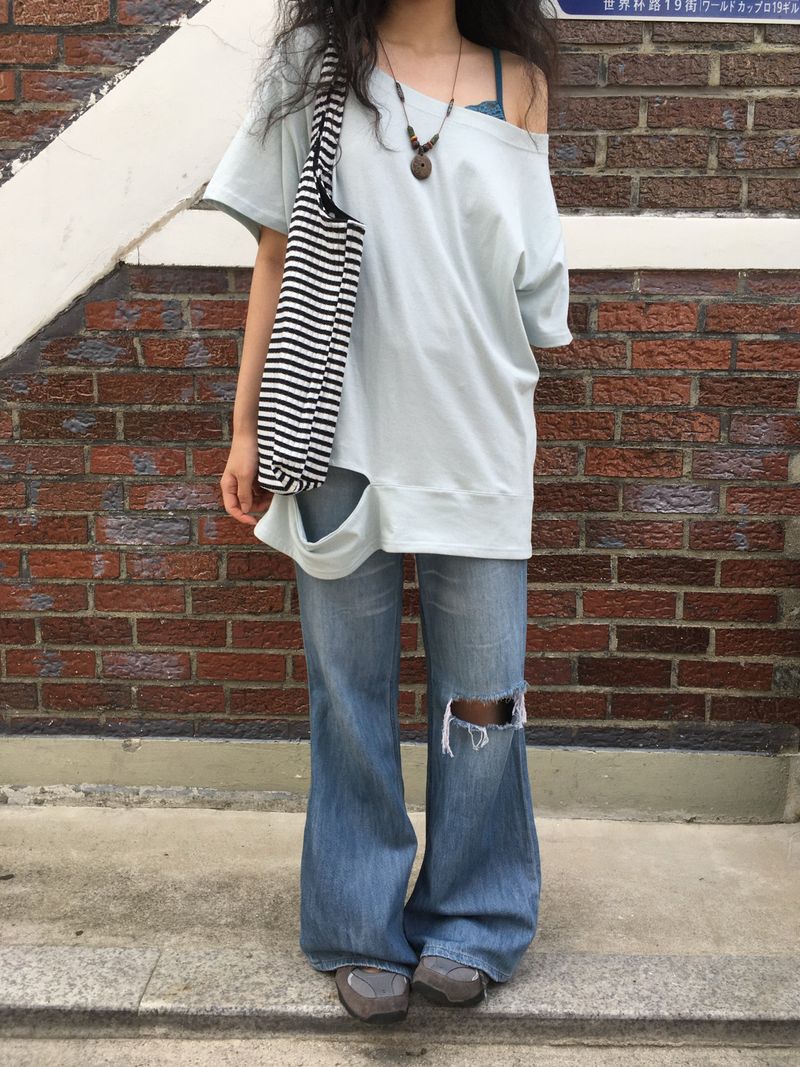 ownmind（オウンマインド）の「Cat Wash Summer Bootcut Jeans（Pants）」