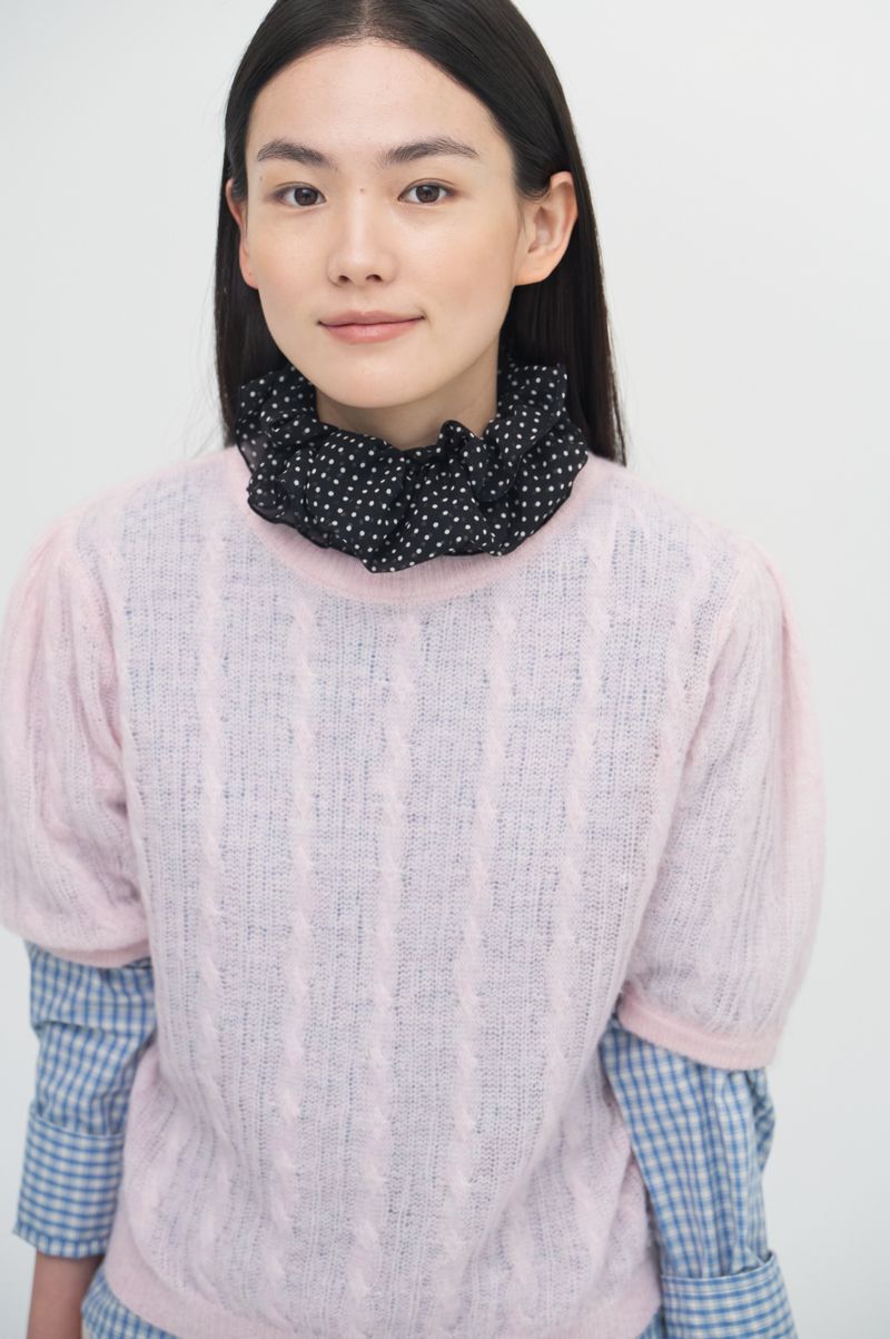 Petit Dot Nut Scarf_5colors
