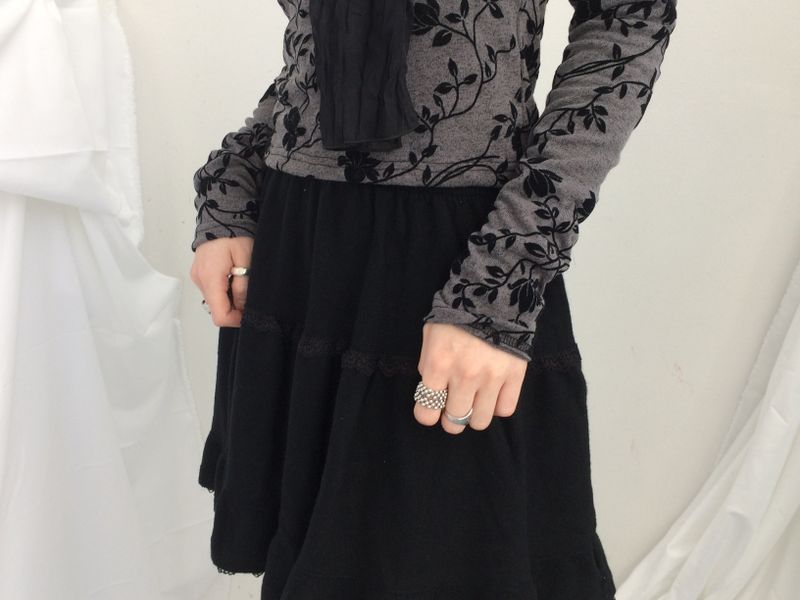 Floral cross-neck top