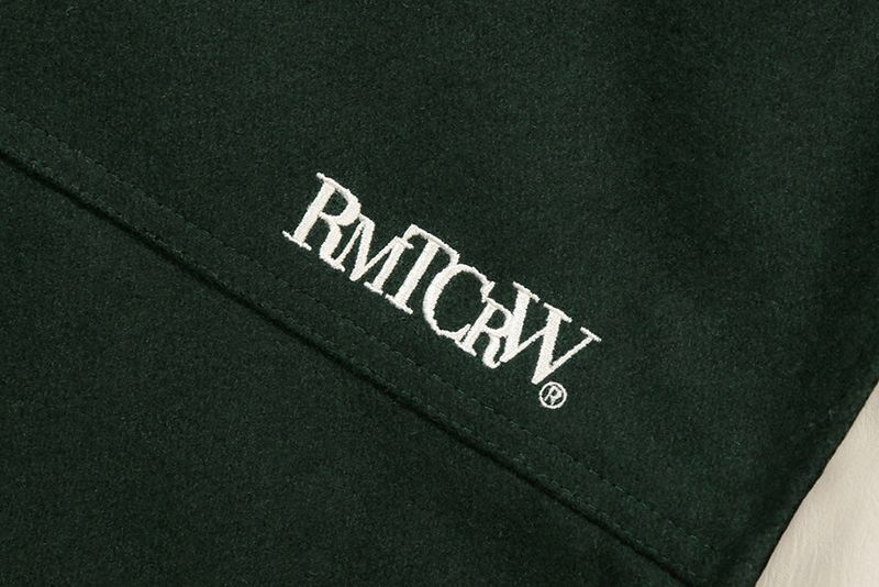 ESSENTIAL LOGO VARSITY JACKET_GREEN
