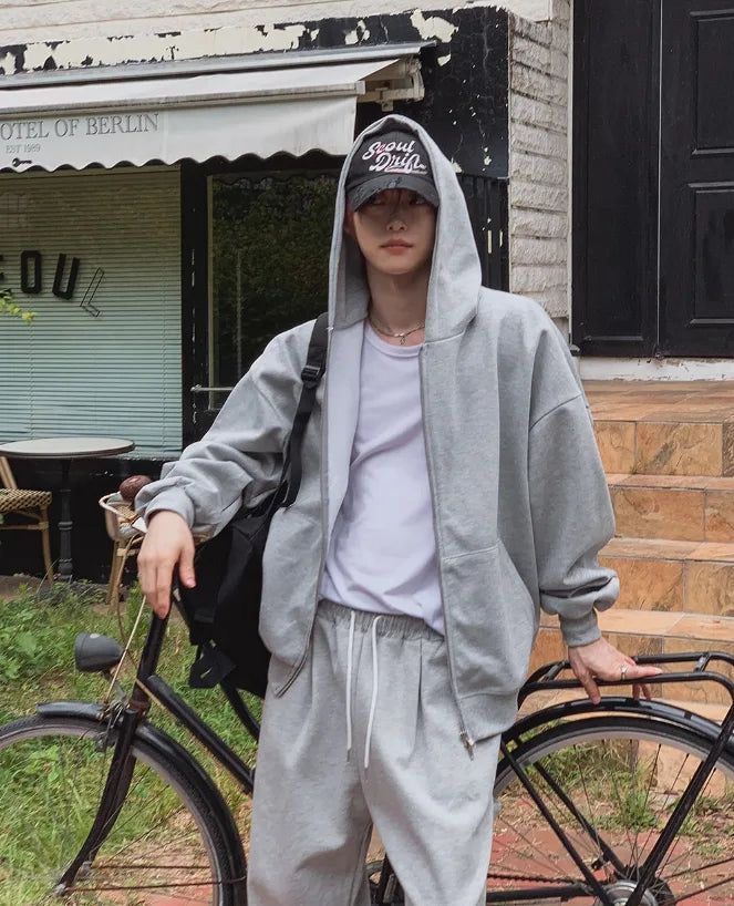 Jet Overfit Pile Hood Zip-Up