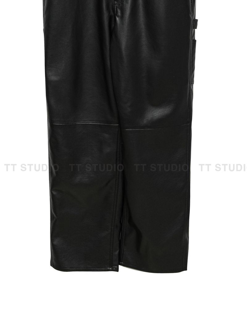 Leather overalls