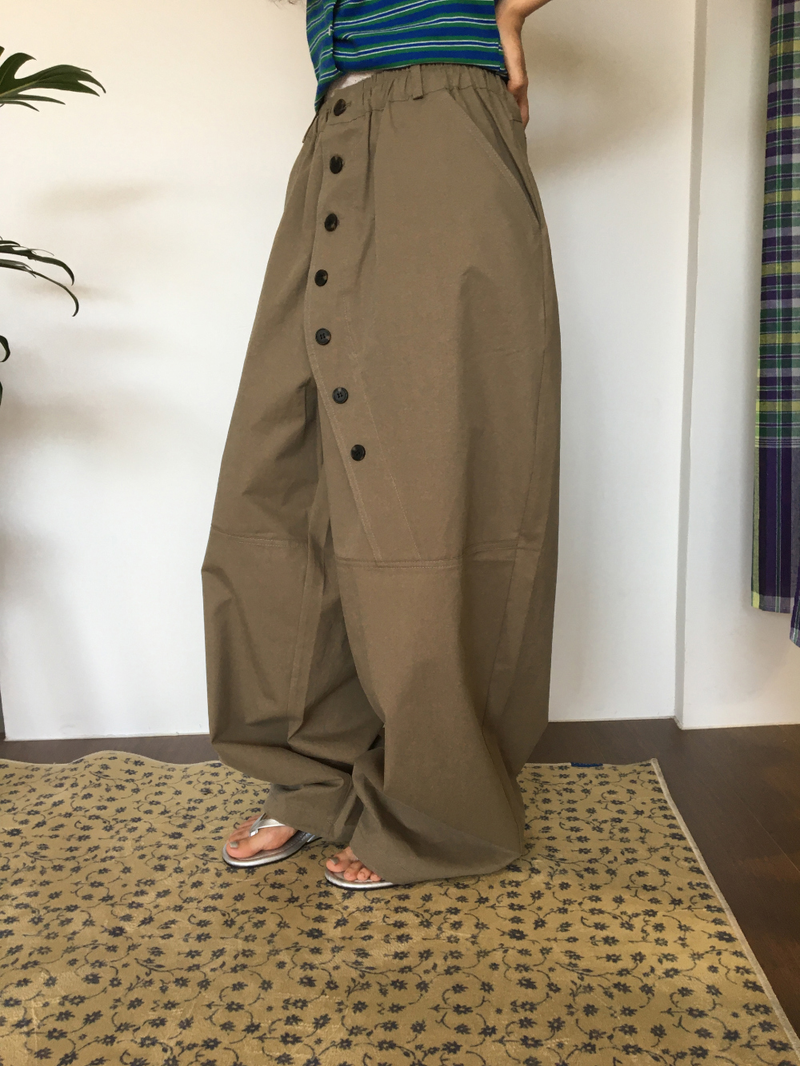 By Button Balloon Pants (2color)