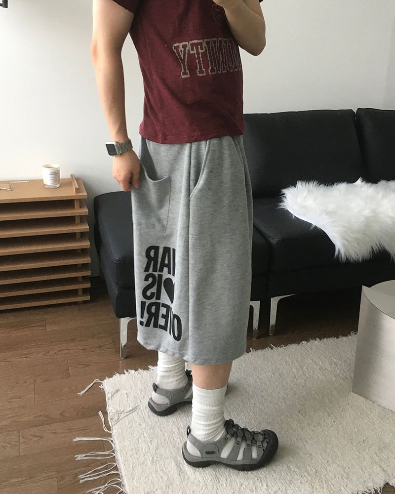 Hatin Sweat Half Pants