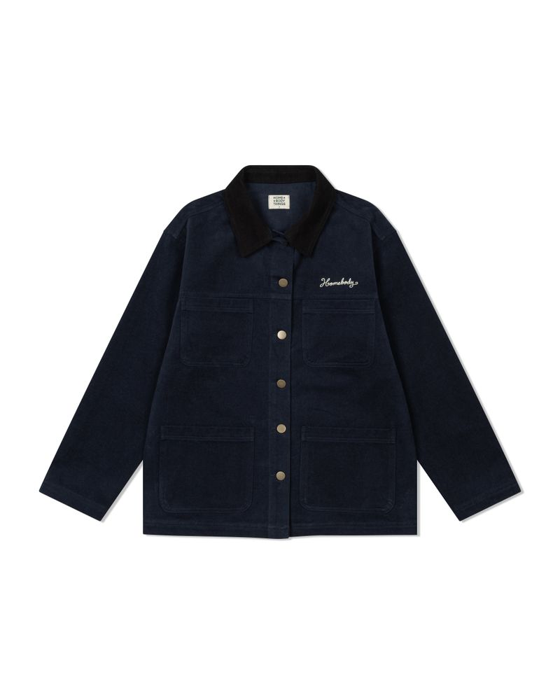 Cotton Trucker Jacket (NAVY)
