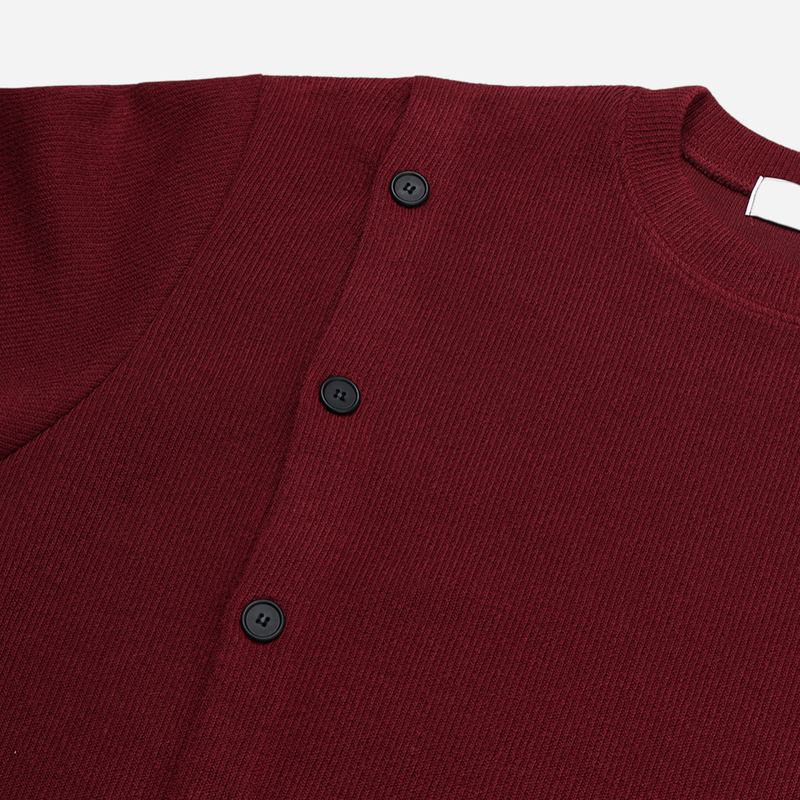 Obi Button Crop Knit