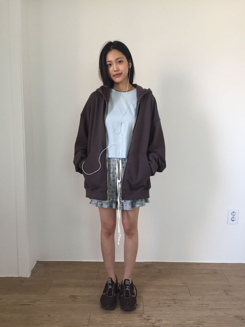 Weekly Essential Zip-Up Hoodie (5color)