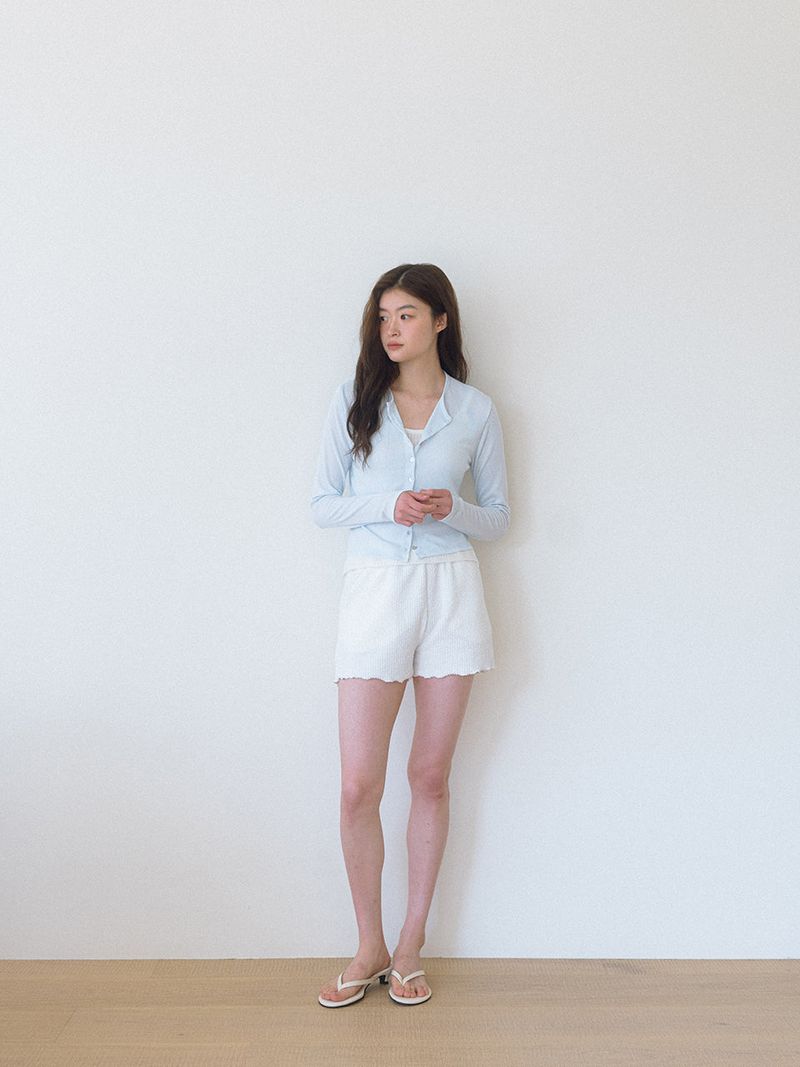 Summer Wave Shorts - Ivory