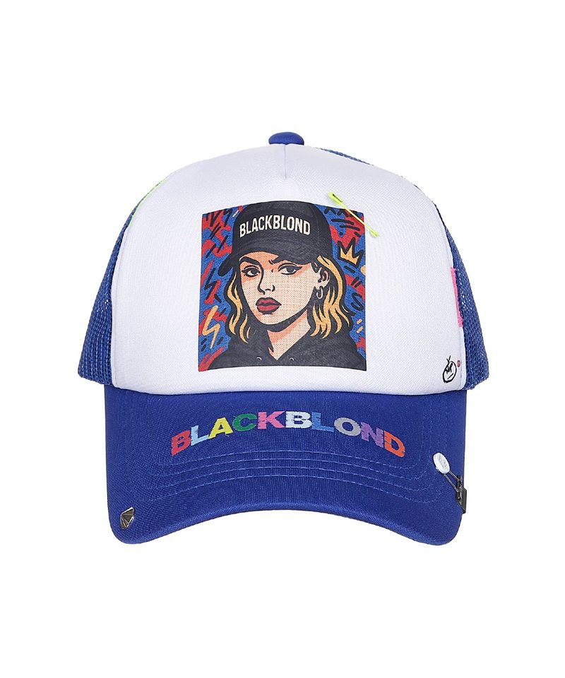 BBD Pop Clash Trucker Mesh Cap (Blue)