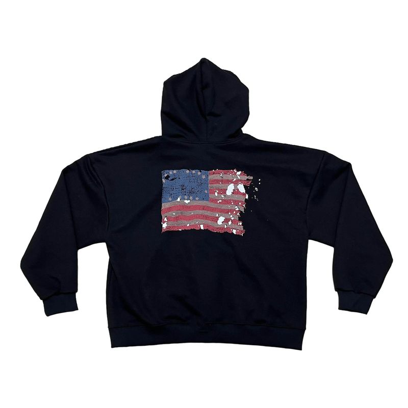 Flag hood jumper