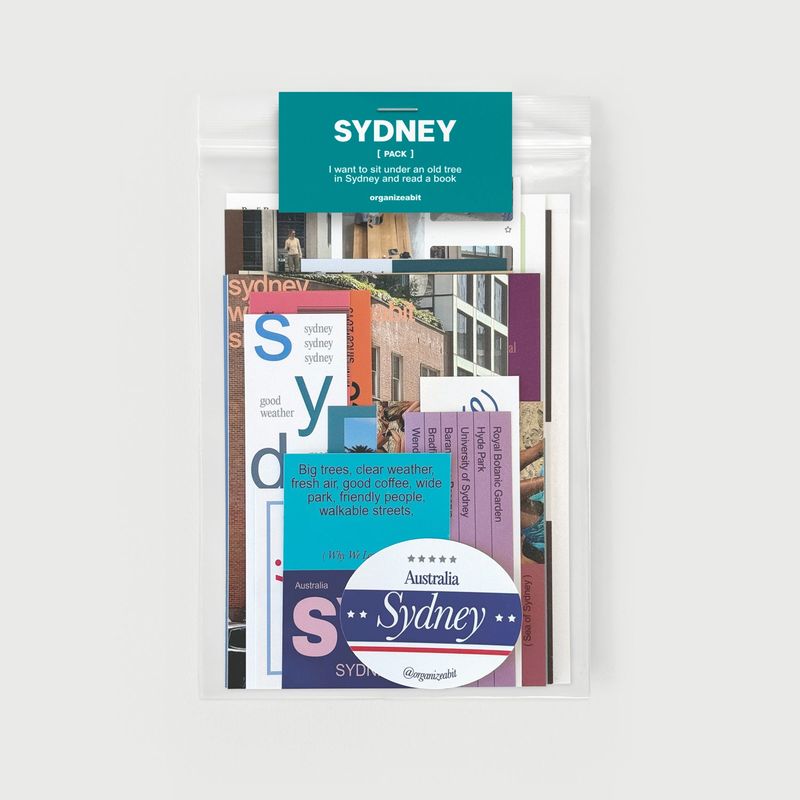 Organize a bit（オーガイナズ ア ビット）の「oab sydney pack / scrap sticker set（Miscellaneous Goods/Stationery）」