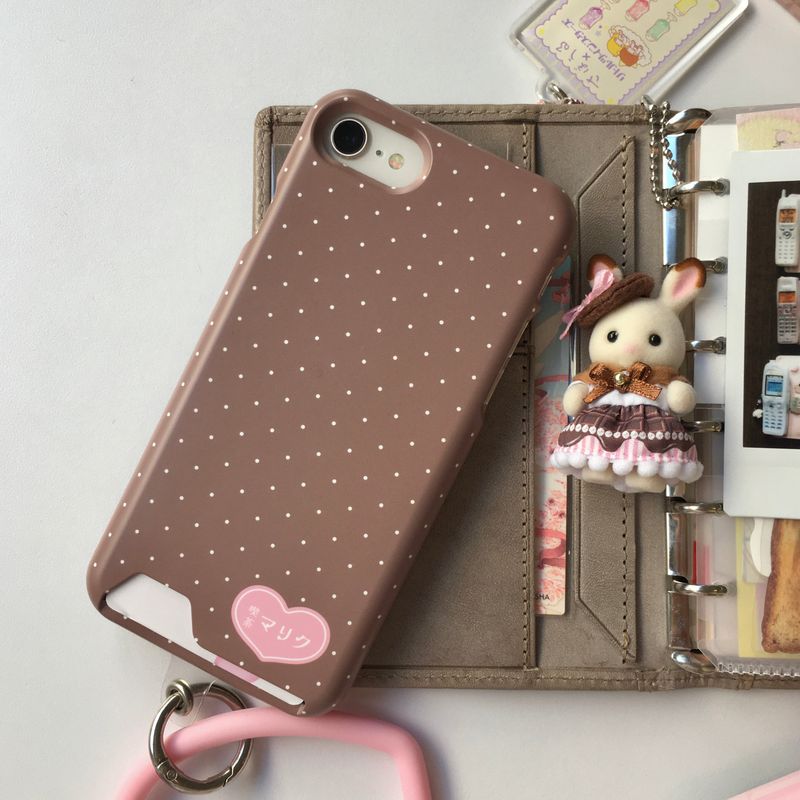 KISSA MLQ Card Poket Case - BROWN