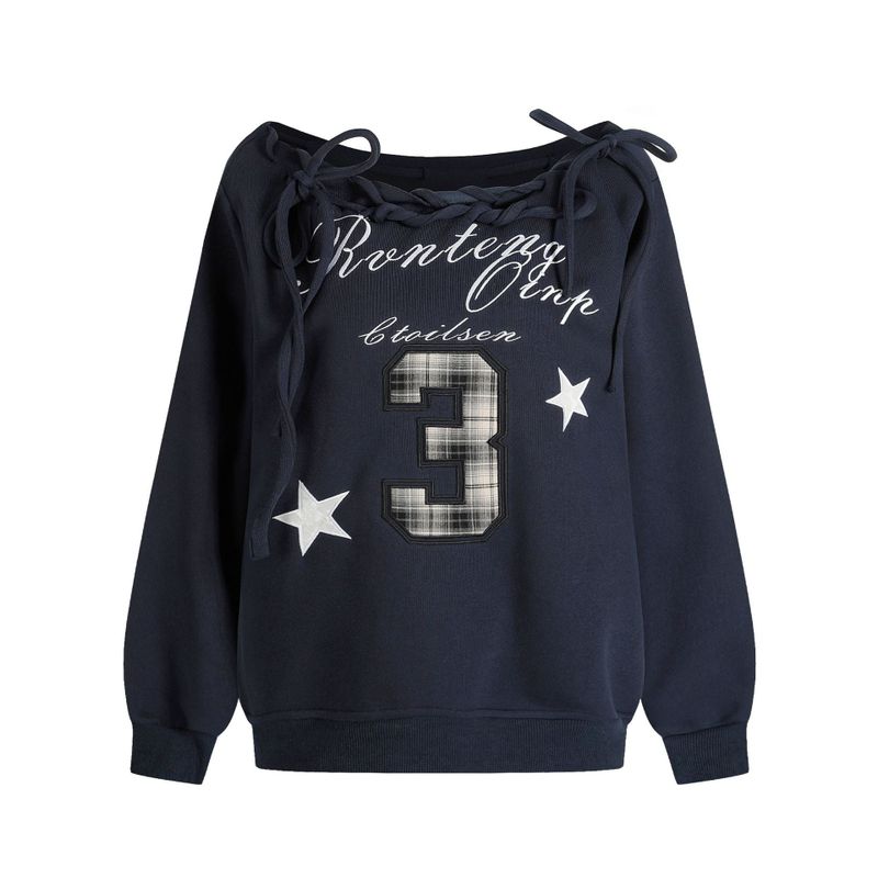 Cozy&Kitsch（コージーアンドキッチ）の「Loose Fit Lace-Up Casual Sweatshirt 233198170（Tops）」