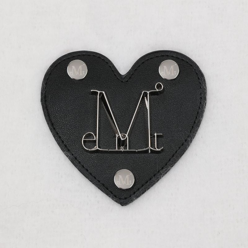 LAMOR METAL LOGO HEART PATCH MUFFLER UNISEX (5Color)