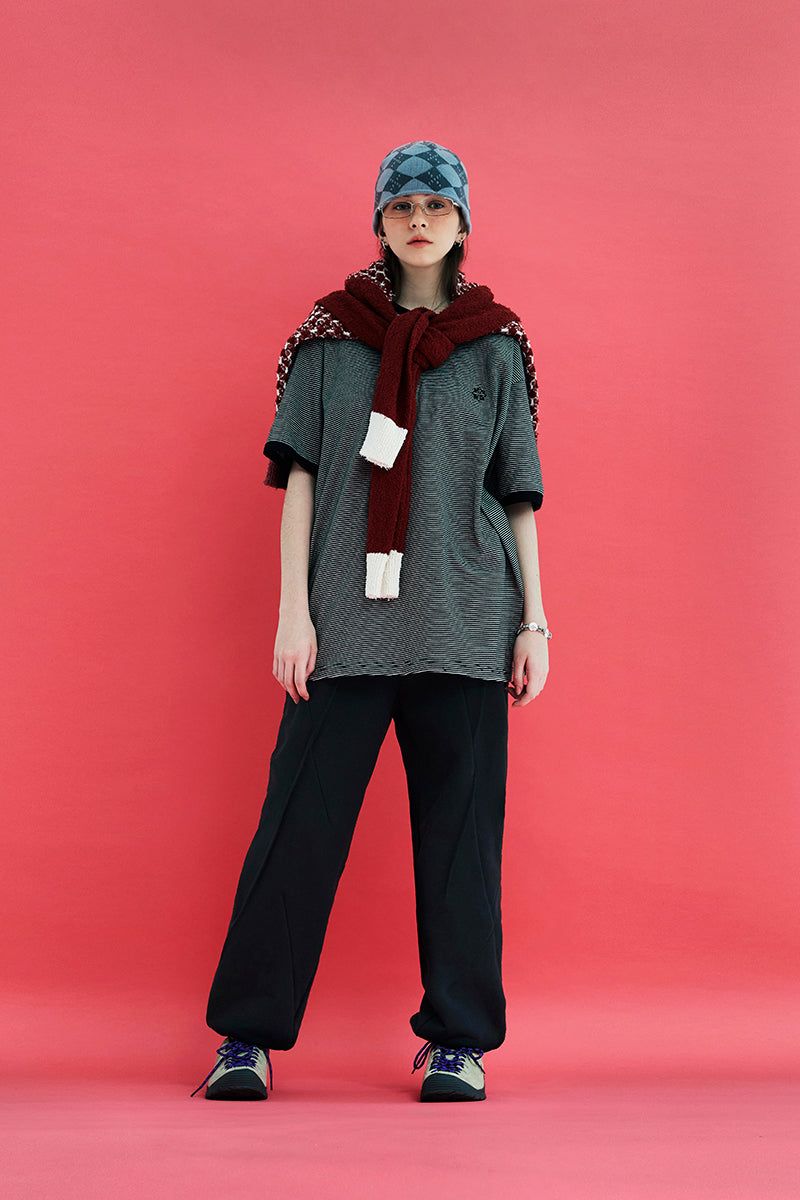 DART SWEATPANTS / BLACK