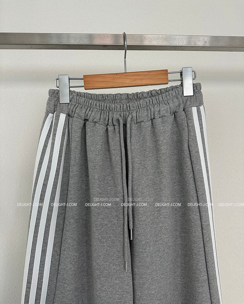 Ribbon Track Wide Pants