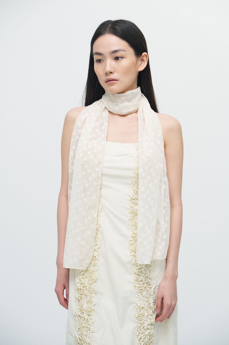 Mist Dot Scarf_2colors