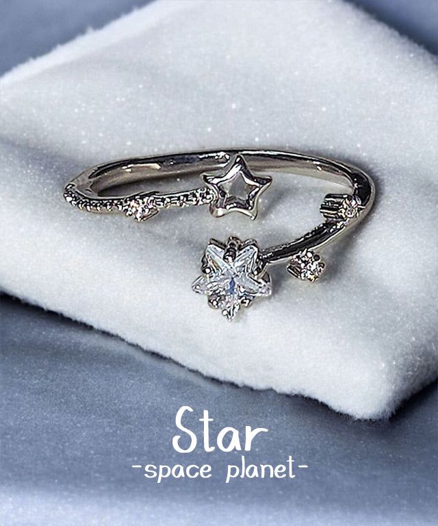 star space planet ring