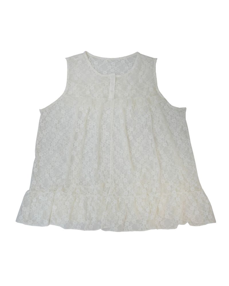 lace ruffle flare shirts
