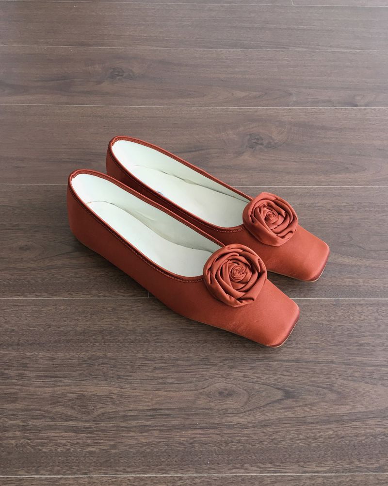 Rosie Satin Flats