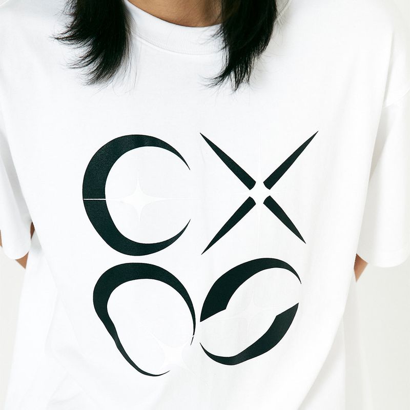 WHITE EXQS T-SHIRT