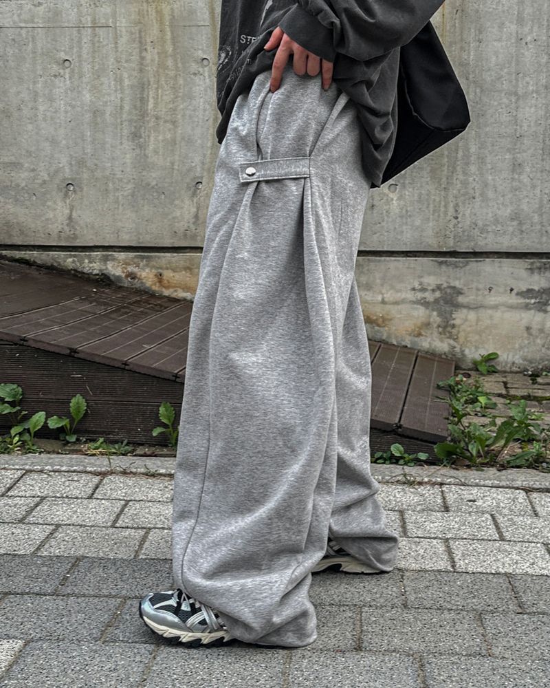 Miju Side Snap Balloon Sweat Pants