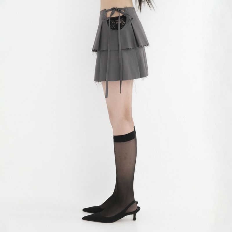 [MADE] Double Pleats Skirt 002