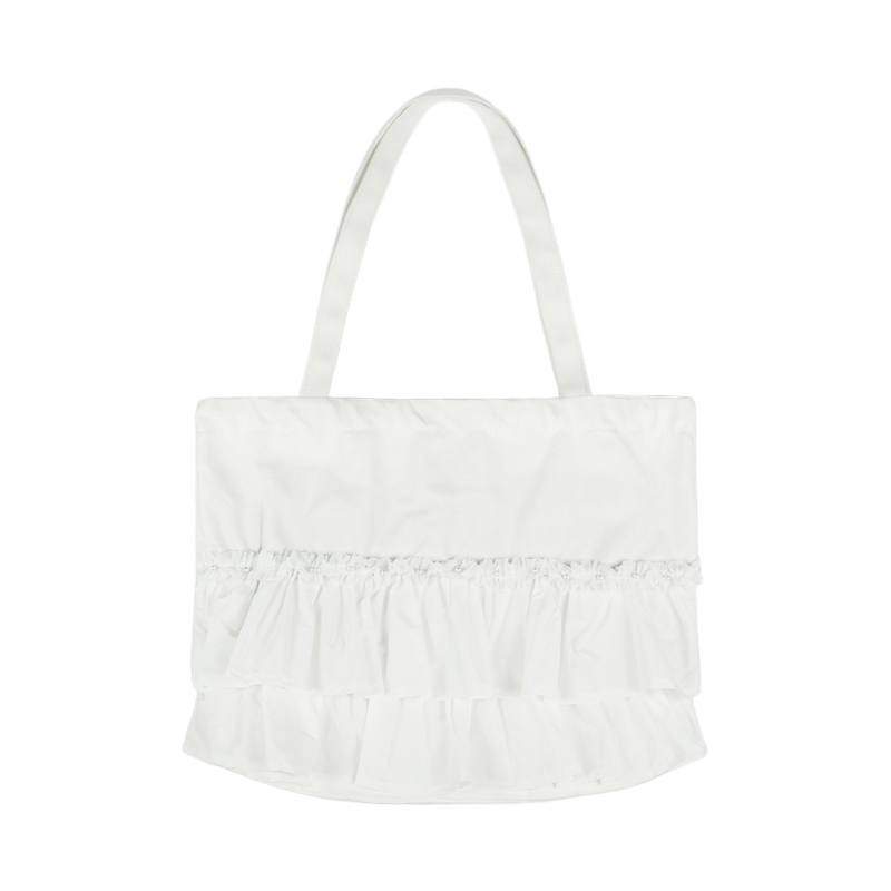 TIERED FRILL BAG (2 COLORS)