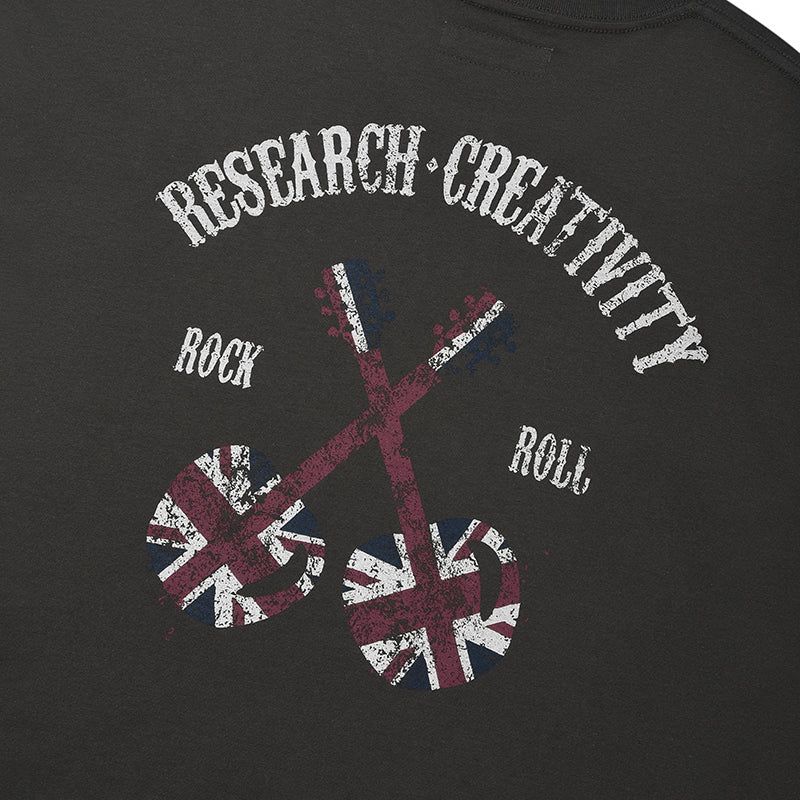 ROCK N ROLL LONG SLEEVE [CHARCOAL]