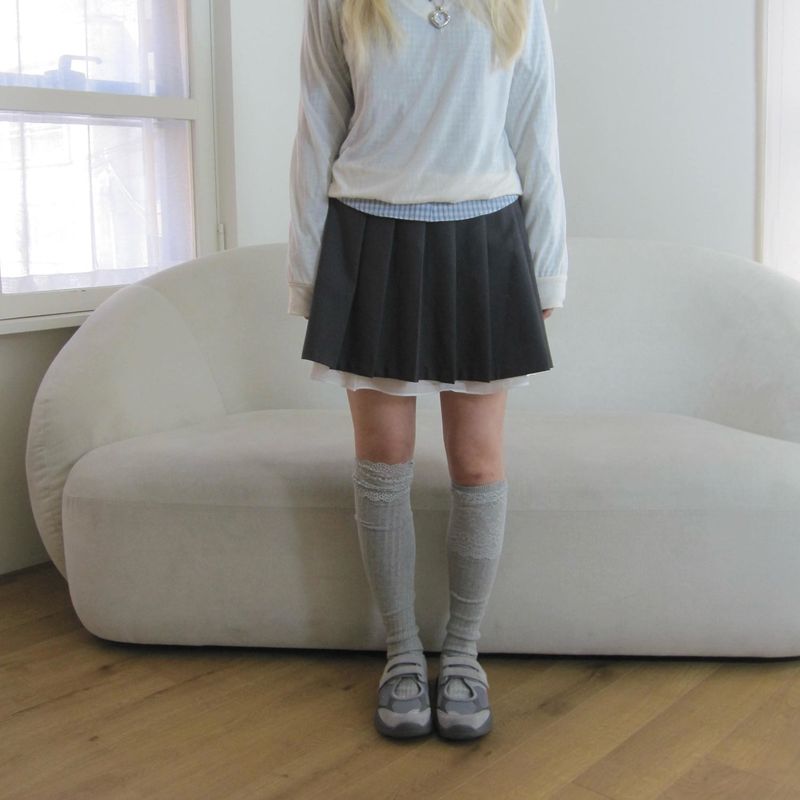 シフォンプリーツスカート