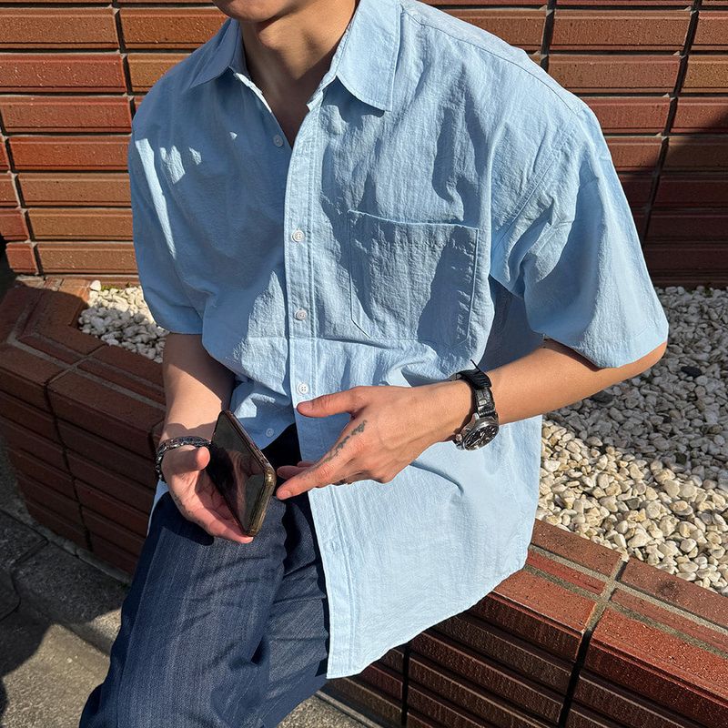 ASCLO(エジュクロ)の「ASCLO Recycle Nylon Short Sleeve Shirt (7color)(Tops)」